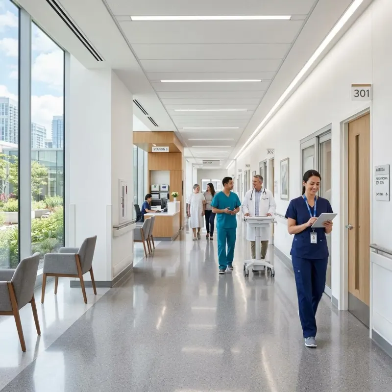 Healthcare corridor prepared for emergency response